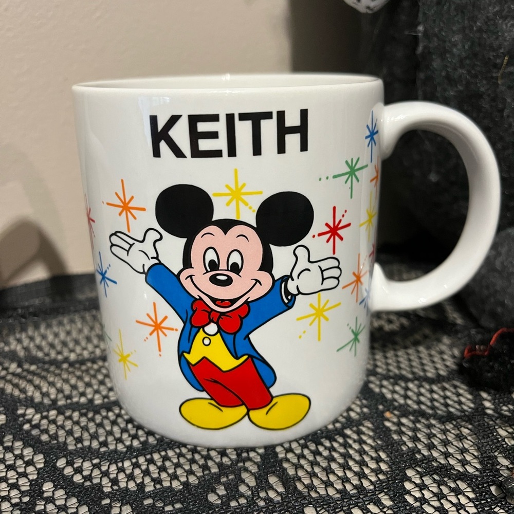 1980s Mickey Mouse Disney world coffee mug -  Keith